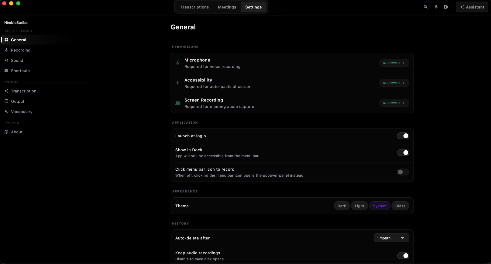 NimbleScribe screenshot